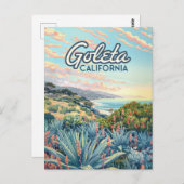 ゴレタカリフォルニアサンタバーバライスラビスタヴィンテージ ポストカード (正面/裏面)