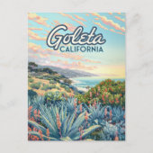 ゴレタカリフォルニアサンタバーバライスラビスタヴィンテージ ポストカード (正面)