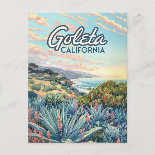 ゴレタカリフォルニアサンタバーバライスラビスタヴィンテージ ポストカード (正面)