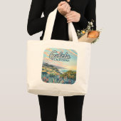ゴレタカリフォルニアサンタバーバライスラビスタヴィンテージ ラージトートバッグ (正面(商品))