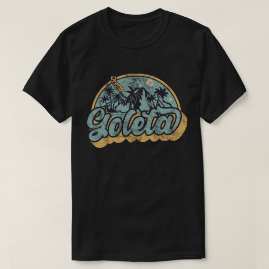 ゴレタ (カリフォルニア州) Tシャツ (デザイン正面)