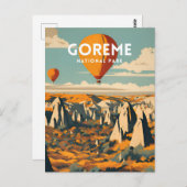 ゴレメナショナルパークヴィンテージ ポストカード (正面/裏面)