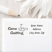 **ゴングゴルフ**かわいい住所 シール (インサイチュ)