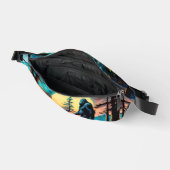 ゴングスクアチンカラフルサスカッチ風景 ファニーパック (見開き)