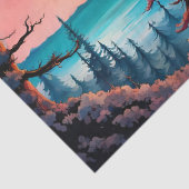 ゴングスクアチンカラフルサスカッチ風景 薄葉紙 (詳細)