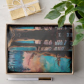 ゴングスクアチンカラフルサスカッチ風景 薄葉紙 (ギフト)