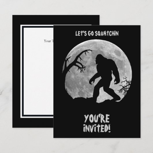 ゴングスクアチン 招待状 (正面/裏面)