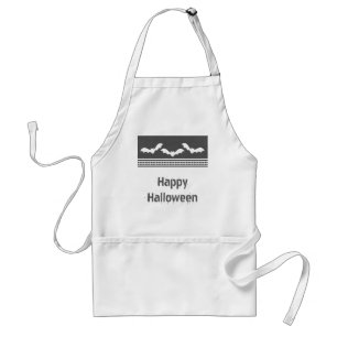 ゴングバティハロウィーンエプロン、ダークグレー スタンダードエプロン