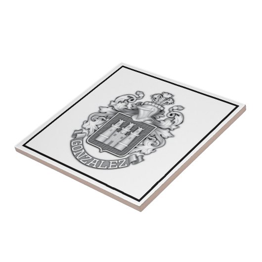 ゴンザレス家紋 タイル (側面)