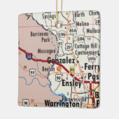 ゴンザレス・フロリダの地図 セラミックオーナメント (左)