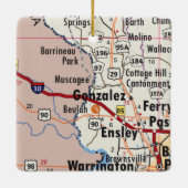 ゴンザレス・フロリダの地図 セラミックオーナメント (裏面)