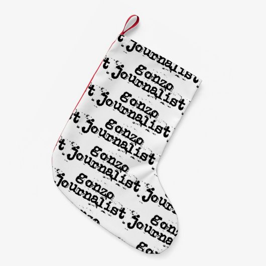 ゴンゾ・ジャーナリスト スモールクリスマスストッキング (正面 (吊り時))
