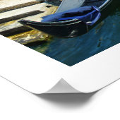 ゴンドラがヴェネツィアに乗る ポスター (角)