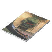 ゴンドラとレストラン，ヴェネツィア，ヴェネト，イタリア ノートパッド (回転)