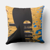 ゴンドラと水のさざなみ(イタリア) クッション (裏面)