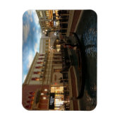 ゴンドラに乗るベネチアンマグネット マグネット (縦)