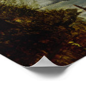 ゴンドラのある月光のシーン ポスター (角)