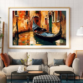 ゴンドラの枠なし ポスター