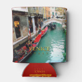 ゴンドラ – イタリア，ベネチア 缶クーラー (裏面)