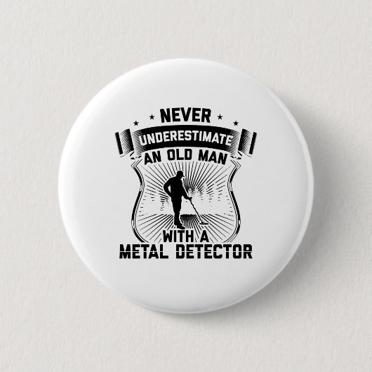 ゴンドラ |トレジャー狩り金属探知機ギフトアイディア 缶バッジ (正面)