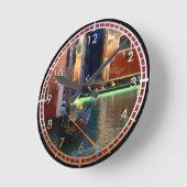 ゴンドラ ラウンド壁時計 (傾斜)