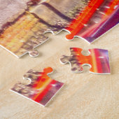 ゴンドラ、ヴェネツィア、イタリアの運河の景勝地 ジグソーパズル (側面)