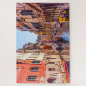 ゴンドラ、ヴェネツィア、イタリアの運河の景勝地 ジグソーパズル (縦)