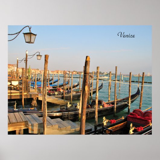 ゴンドラ，ヴェネツィア，イタリア，写真，ポスター ポスター (正面)