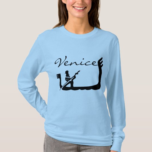 ゴンドラ(ヴェネツィア) Tシャツ (正面)