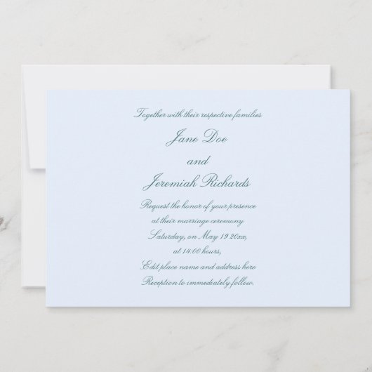 ゴンドラ 招待状 (裏面)