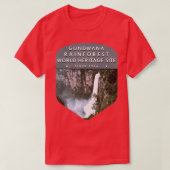 ゴンドワナレインフォレスト世界伝統サイト Tシャツ (デザイン正面)