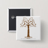 ゴンドールの白い木 缶バッジ (正面&裏面)