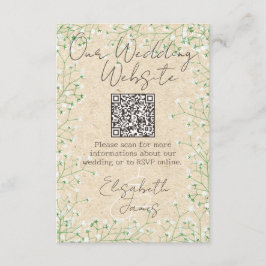   ゴンフィラ 水彩花 イラスト 結婚式 ウェブサイト エンクロージャーカード