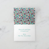 ゴンメリークス！ゴンク愛好家のためのクリスマスデザイン! サンキューカード (内部)