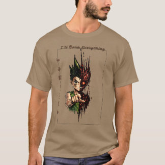 ゴン=フリークス 私は全てを燃やす アニメTシャツ Tシャツ