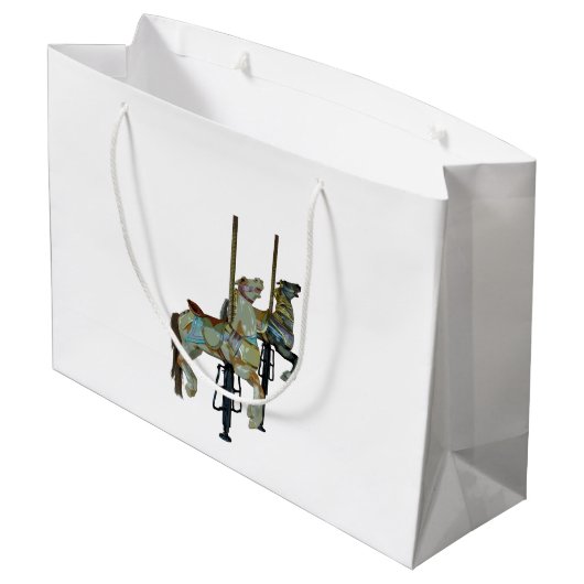 ゴーかわいらしルメリー回転木馬ウマ抱き枕 ラージペーパーバッグ (裏面アングル)