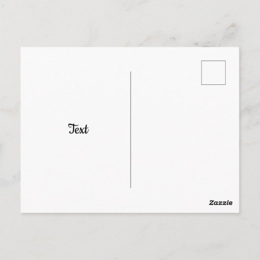 ゴーかわいらしルメリー回転木馬ウマ誕生日 ポストカード (裏面)