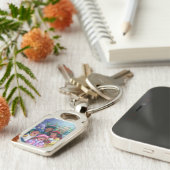 ゴーアカリングイラストレーション キーホルダー (側面)