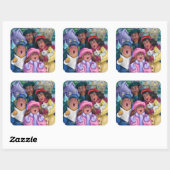 ゴーアカリングイラストレーション スクエアシール (シート)