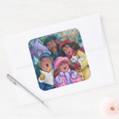 ゴーアカリングイラストレーション スクエアシール (封筒)