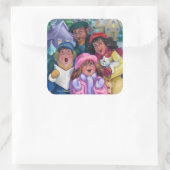 ゴーアカリングイラストレーション スクエアシール (バッグ)