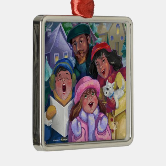 ゴーアカリングイラストレーション メタルオーナメント (右)