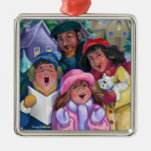 ゴーアカリングイラストレーション メタルオーナメント (正面)