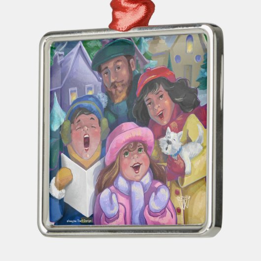 ゴーアカリングイラストレーション メタルオーナメント (左)