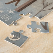 ゴーアッシュヴィンテージクリスマス ジグソーパズル (側面)