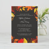 ゴーアッシュ紅葉オンブラックリハーサルディナー 招待状 (スタンド正面)