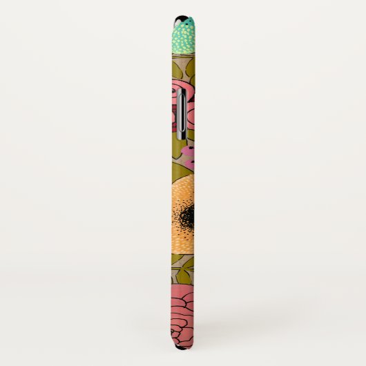 ゴーアッシュ絵を描フローラガーデンiPhone Xケース Case-Mate iPhoneケース (裏面/右)