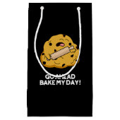 ゴーアワードベイクマイデーおもしろいベーキングプンダークBG スモールペーパーバッグ (正面)