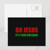 ゴーイエズクリスマス誕生日 シーズンポストカード (正面/裏面)