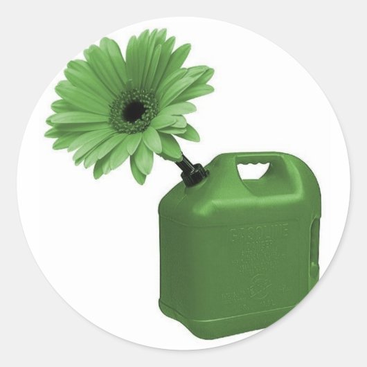 ゴーインググリーンステッカー ラウンドシール (正面)